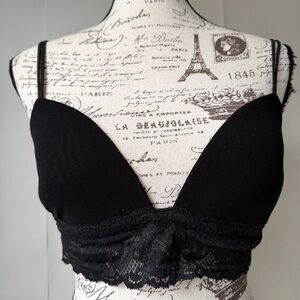 Cosabella black lace bra lette XL
